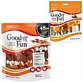 Good 'n' Fun Triple Flavor Wings Beef, Pork & Chicken + Kabobs Rawhide Chews Dog Dental Treats