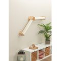 TRIXIE Wall Set 4 - Wall Mount & 2 Scratching Posts Cat Furniture, Natural & White