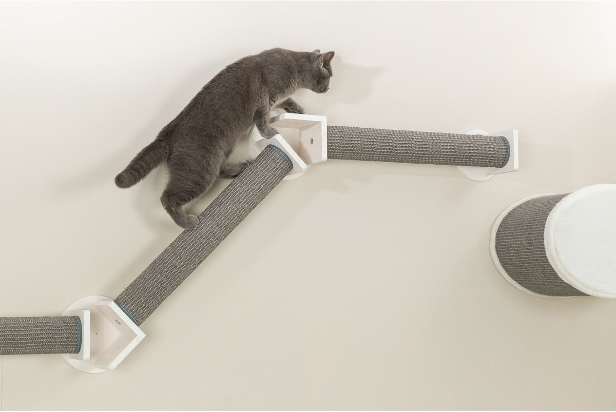 TRIXIE Wall Set 2 Wall Mount & 3 Scratching Posts Cat Furniture