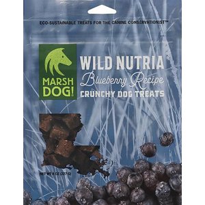 Marsh Dog Wild Nutria Blueberry Recipe Crunchy Dog Treats, 8-oz bag