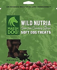 Marsh Dog Wild Nutria Cranberry Soft & Chewy Dog Treats, 12-oz bag slide 1 of 2