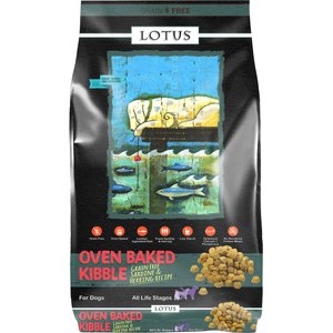 Lotus Oven-Baked Grain-Free Sardine & Herring Recipe Dry Dog Food, 20-lb bag