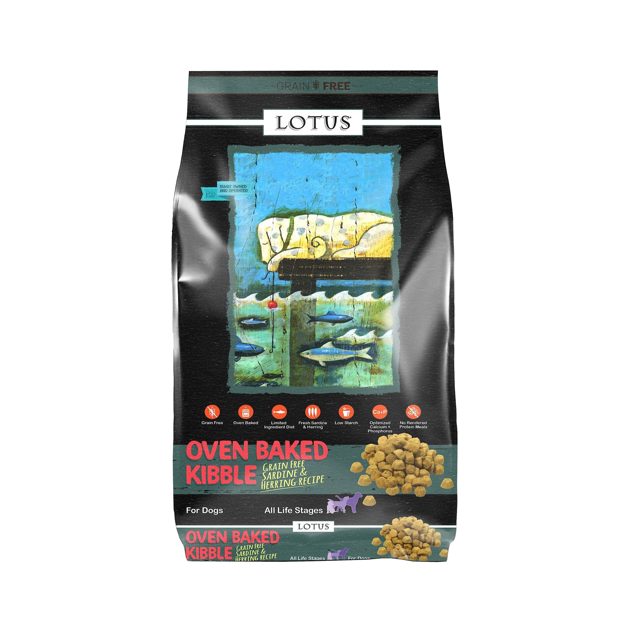 LOTUS OvenBaked GrainFree Sardine & Herring Recipe Dry Dog Food