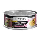 Lotus Wholesome Turkey Stew Grain-Free Canned Dog Food, 5.5-oz, case of 24