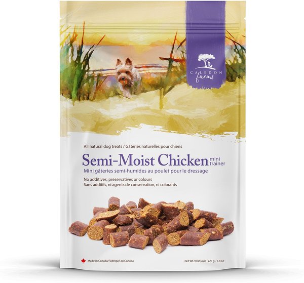 Caledon Farms Mini Trainers Semi-Moist Chicken Dog Treats