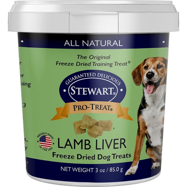 Stewart Pro-Treat Duck Liver Freeze-Dried Raw Dog Treats
