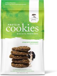 Caledon Farms Protein Cookie Steak & Rosemary Dog Treats, 224-gm bag