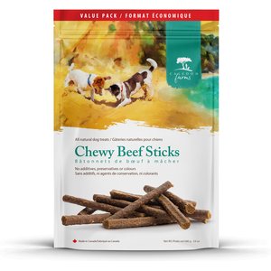 Caledon Farms Value Pack Chewy Beef Sticks Dog Treats, 7.6-oz bag