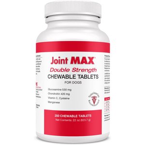 Joint MAX Double Strength Chewable Tablets for Large Dogs, 250 count