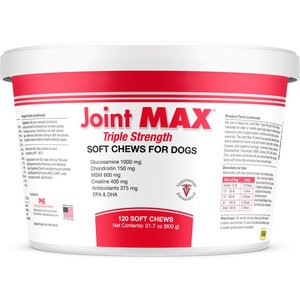 Joint MAX Triple Strength Soft Chews for Dogs, 120 count