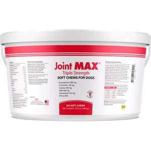 Joint MAX Triple Strength Soft Chews for Dogs, 240 count