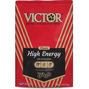 VICTOR Classic High Energy Formula Dry Dog Food, 5-lb bag, bundle of 2