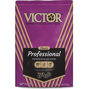 VICTOR Classic Professional Formula Dry Dog Food 5 lb bag bundle