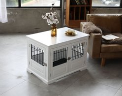 ZooVilla Fairview Triple Door Dog Crate, White, Large slide 2 of 6