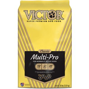 VICTOR Classic Multi-Pro Dry Dog Food, 30-lb bag, bundle of 2