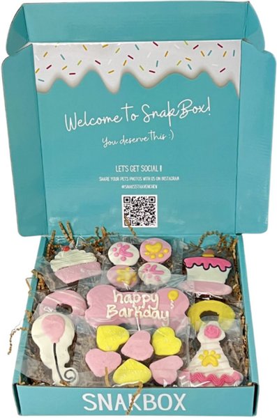 Snaks 5th Avenchew Happy Barkday Boy Bone Dog Treats