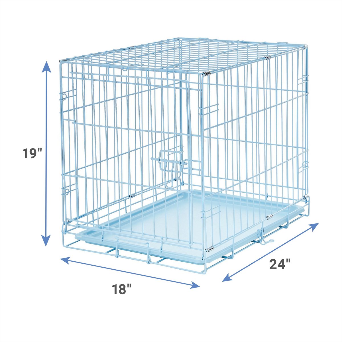CARLSON PET PRODUCTS Secure & Compact Single Door Collapsible Wire Dog