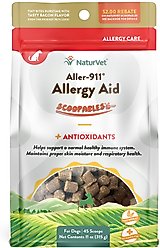 NaturVet Scoopables Aller-911 Allergy Aid Dog Supplement, 11-oz bag