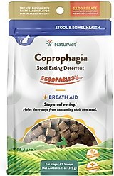 NaturVet Scoopables Coprophagia Stool Eating Deterrent Dog Supplement, 11-oz bag