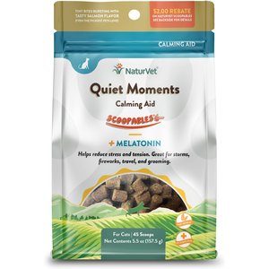 NaturVet Scoopables Quiet Moments Calming Aid Cat Supplement, 5.5-oz bag