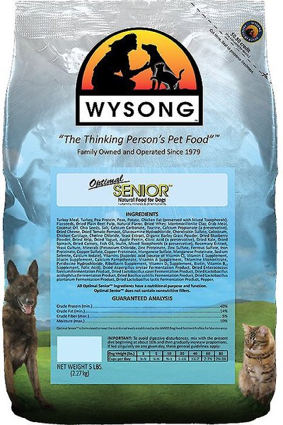 Wysong Optimal Senior Dry Dog Food, 5-lb bag slide 1 of 2