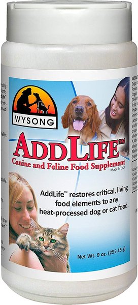 Wysong AddLife Dog & Cat Food Supplement, 9-oz bottle slide 1 of 3