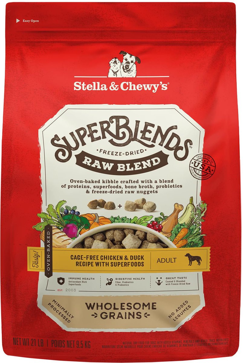 Stella & chewy's raw shop blend cage free recipe