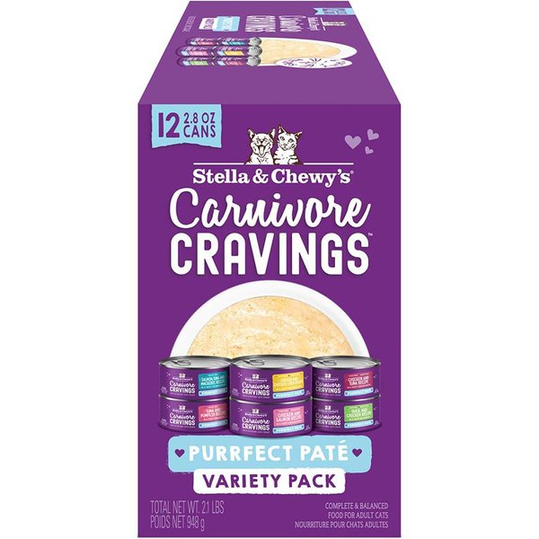 STELLA & CHEWY'S Carnivore Cravings Savory Shreds Variety Pack Cat Food