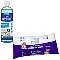 Vetnique Labs Furbliss Hypoallergenic Wipes, Unscented, 100 count + Furbliss Oatmeal Dog & Cat Grooming Shampoo,16-oz bottle