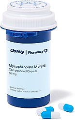 Mycophenolate Mofetil Compounded Capsule for Dogs & Cats, 50-mg, 1 Capsule