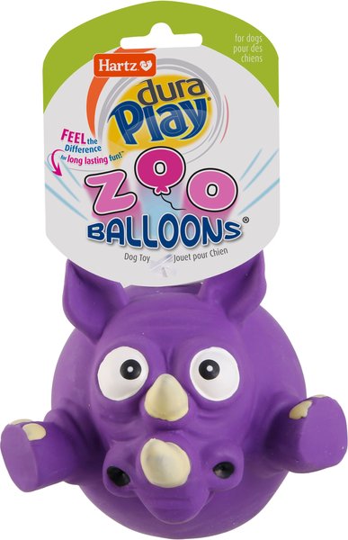Hartz Zoo Balloons Squeaky Latex Dog Toy, Character Varies slide 1 of 9
