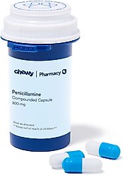 Penicillamine Compounded Capsule for Dogs & Cats, 300-mg, 1 Capsule