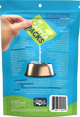 Show full view: Ark Naturals Plaque-Zapper Small & Medium Dog & Cat Dental Water Additive Pouches slide 3 of 9