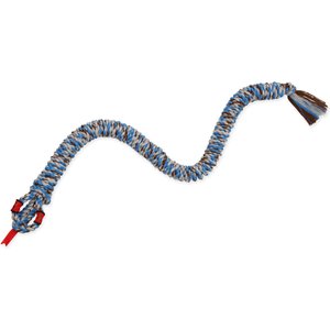 Mammoth SnakeBiter Snake Rope Dog Toy, Color Varies, Medium