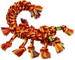 Mammoth SnakeBiter Scorpion Rope Dog Toy, Color Varies, Medium