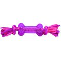 Mammoth Bone with Cloth Rope for Dogs, Color Varies, Small
