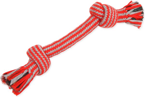 Mammoth Braidys 2 Knot Rope Bone for Dogs, Color Varies, Small slide 1 of 4