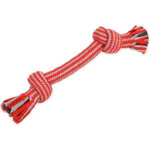 Mammoth Braidys 2 Knot Rope Bone for Dogs, Color Varies, Small