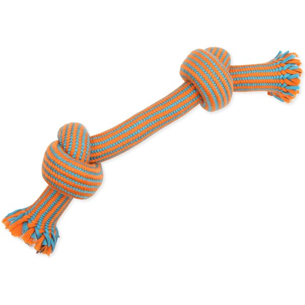 Mammoth Dog Toy Knot Tough Nylon Dog Toy, Color Varies, 14-in