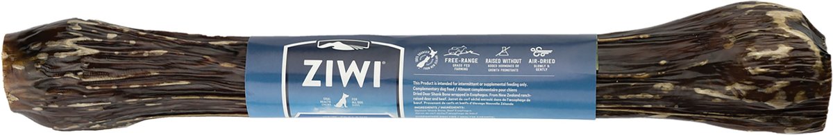 ZIWI Peak Deer Shank Bone Dog Chew, Full Bone
