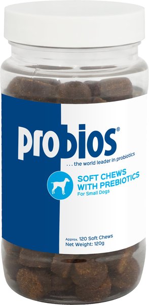Probios Soft Chews with Prebiotics Supplement for Small Dogs, 120 count slide 1 of 6