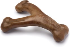 Benebone Bacon Flavor Wishbone Tough Dog Chew Toy, Small slide 1 of 6