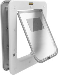 Hakuna Pets Super Tough Dog & Cat Door, White, Small slide 1 of 6