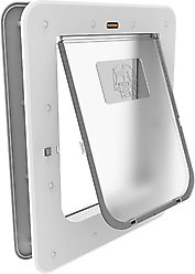 Hakuna Pets Super Tough Dog & Cat Door, White, Medium