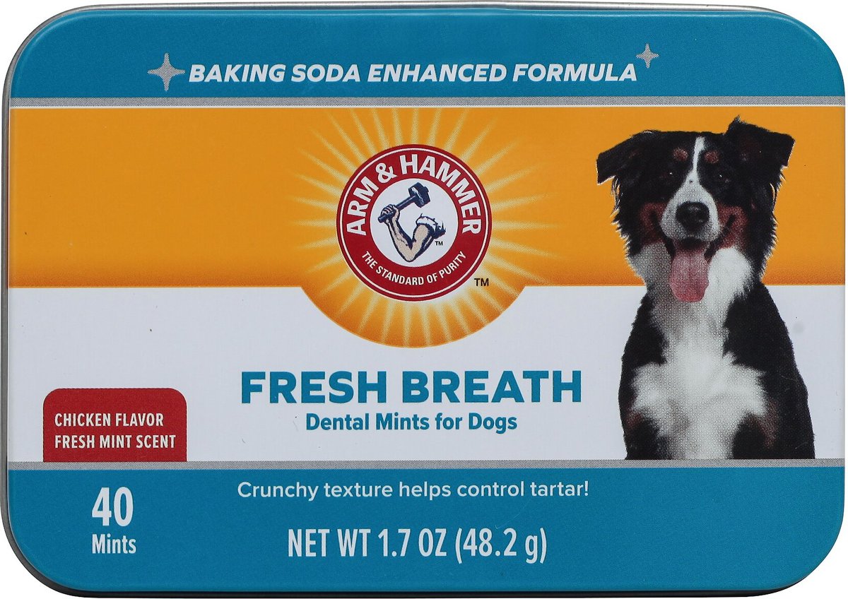 Arm & Hammer Products Treadz Fresh Breath Peanut Butter Banana Flavor Dog Dental Chews