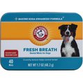 Arm & Hammer Fresh Breath Dental Mints Chicken Flavor Dog Dental Chews, 40 count