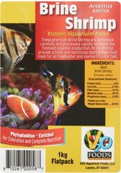 V2O Aquarium Foods Brine Shrimp Flatpack Fish Food, 1-kg slide 2 of 3