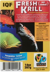V2O Aquarium Foods Fresh Krill Iqf Fish Food, 14-oz slide 2 of 3