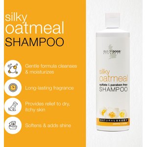 Isle of Dogs Silky Oatmeal Shampoo for Dogs, 16-oz bottle
