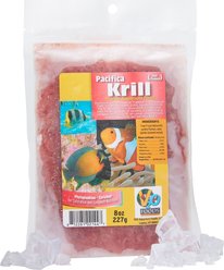 V2O Aquarium Foods Krill Pacifica Flatpack Fish Food, 8-oz